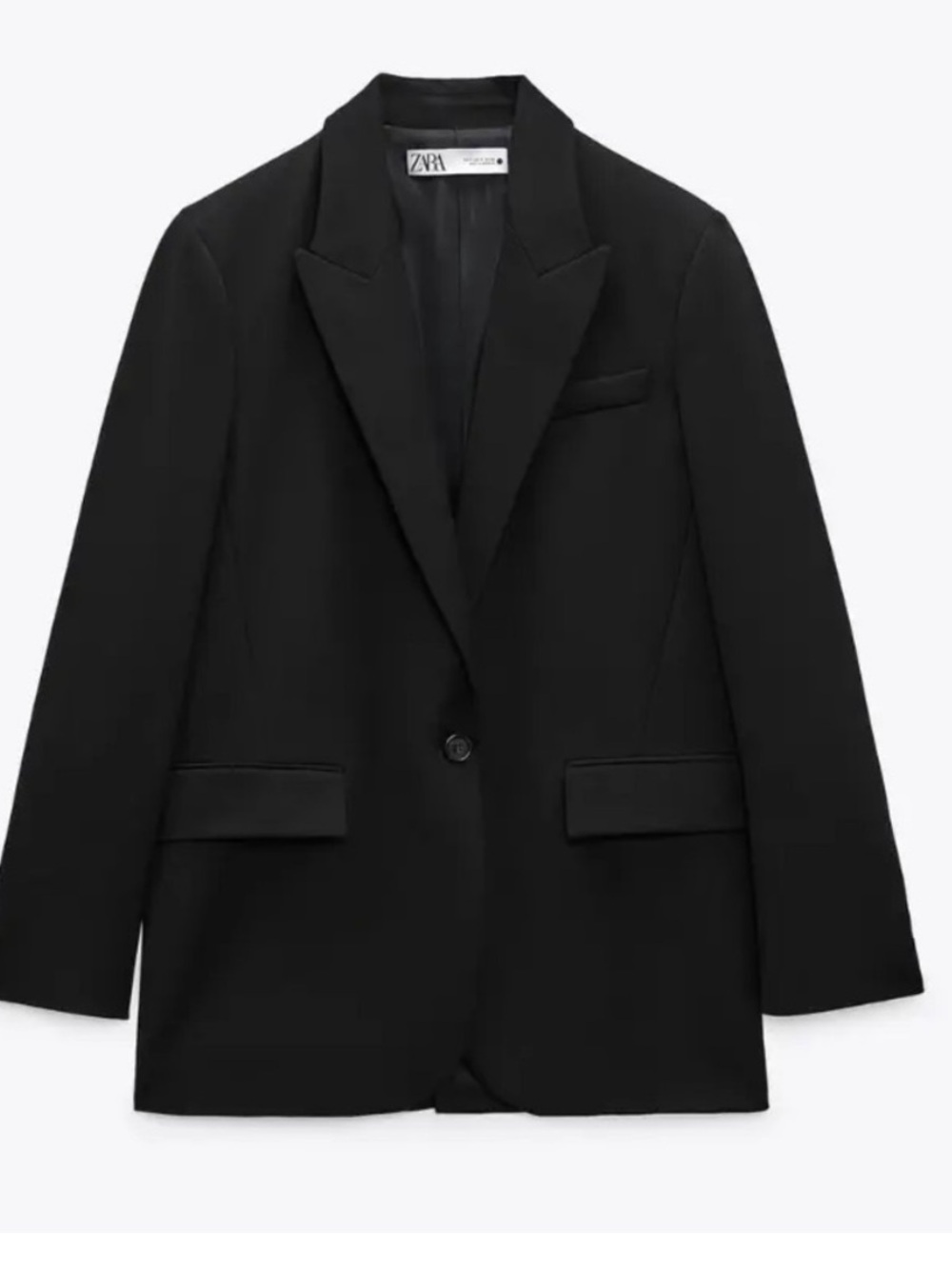 Zara Oversized Black Blazer M